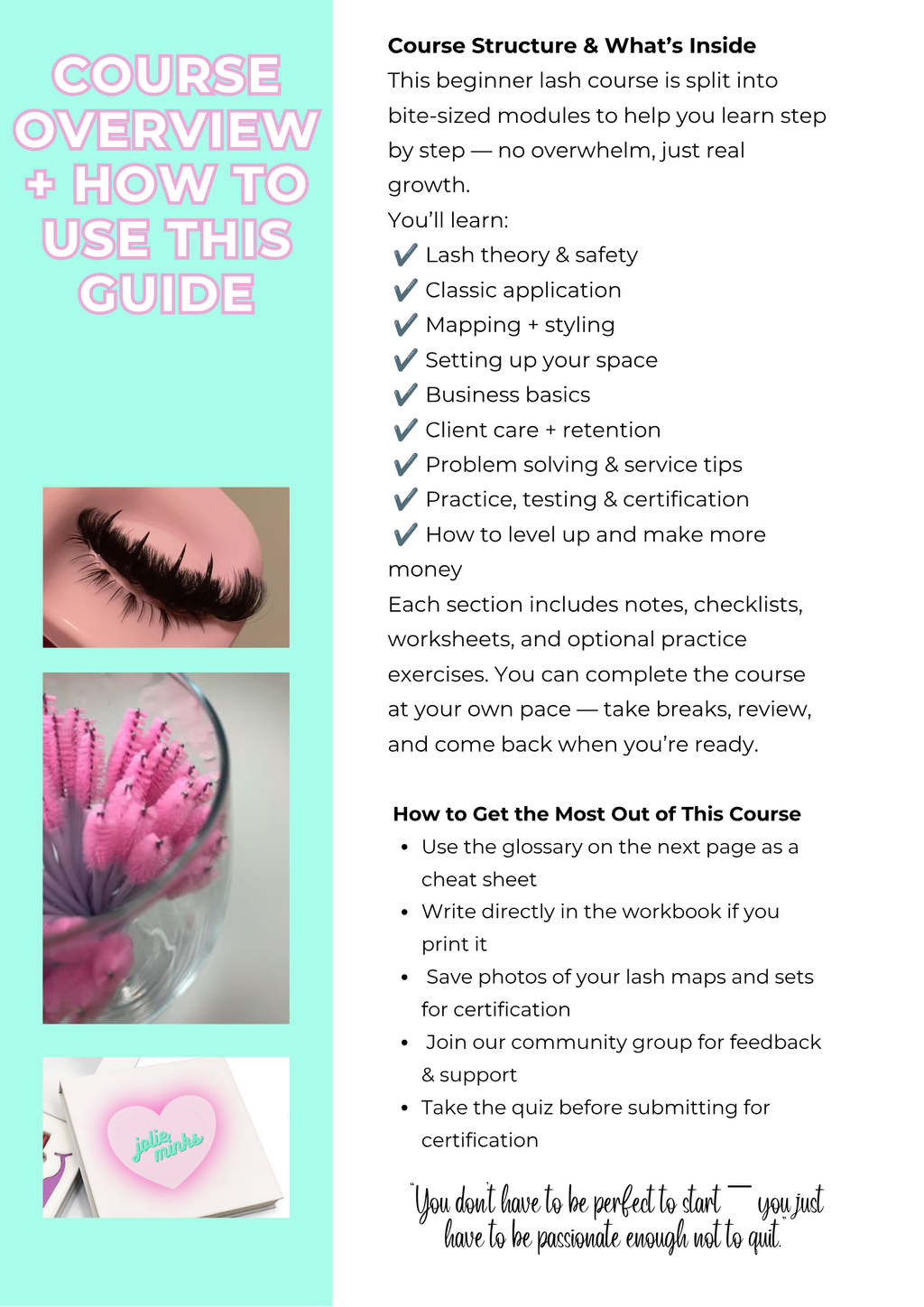 Beginner's Lash Training Course & Certification